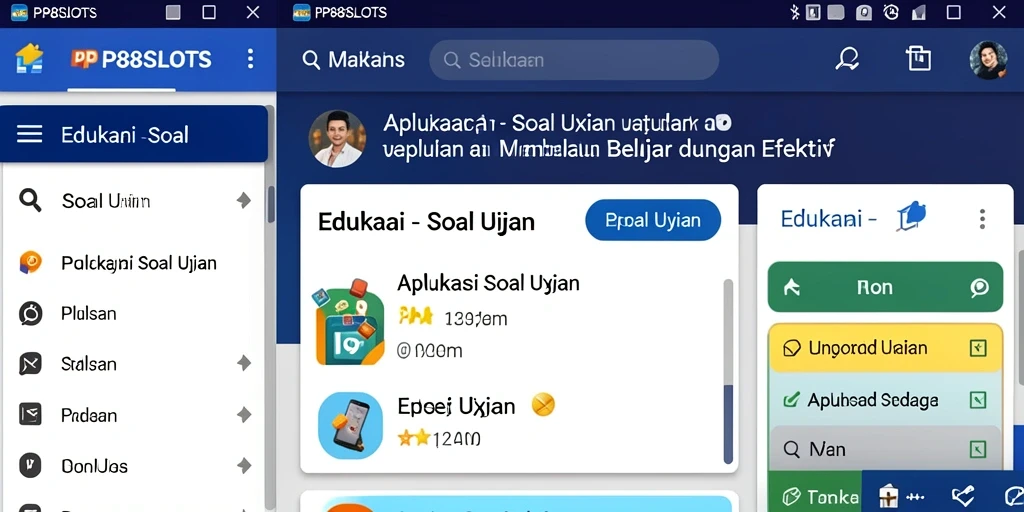 Tampilan antarmuka PP88SLOTS yang interaktif dan edukatif.