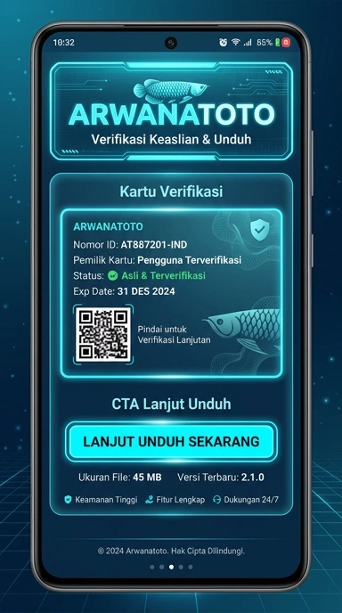 Tampilan kanal resmi arwanatoto